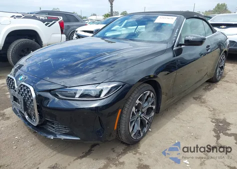 2025 BMW 4 Series 430I из США, поврежденный, VIN WBA33DB08SCU35159